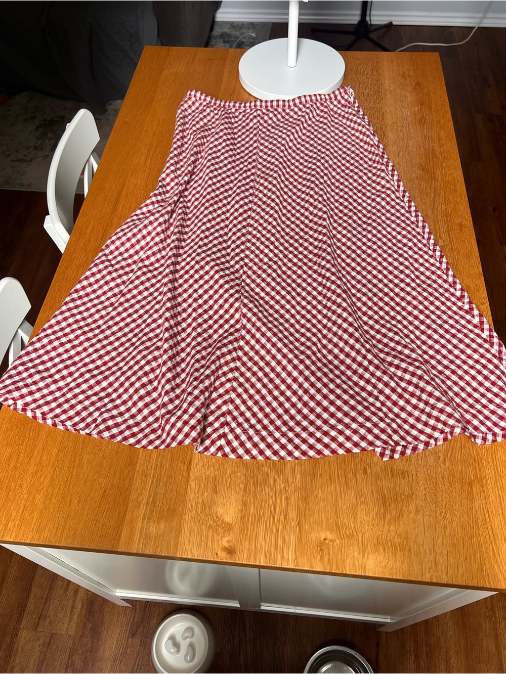 American Eagle Outfitters Red Gingham maxi Skirt - Picture 5 of 8